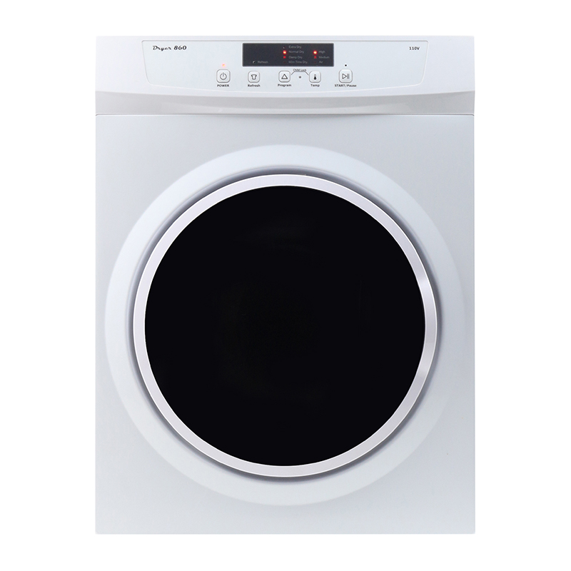 Compact Standard Dryer <br> White w/ Silver Trim