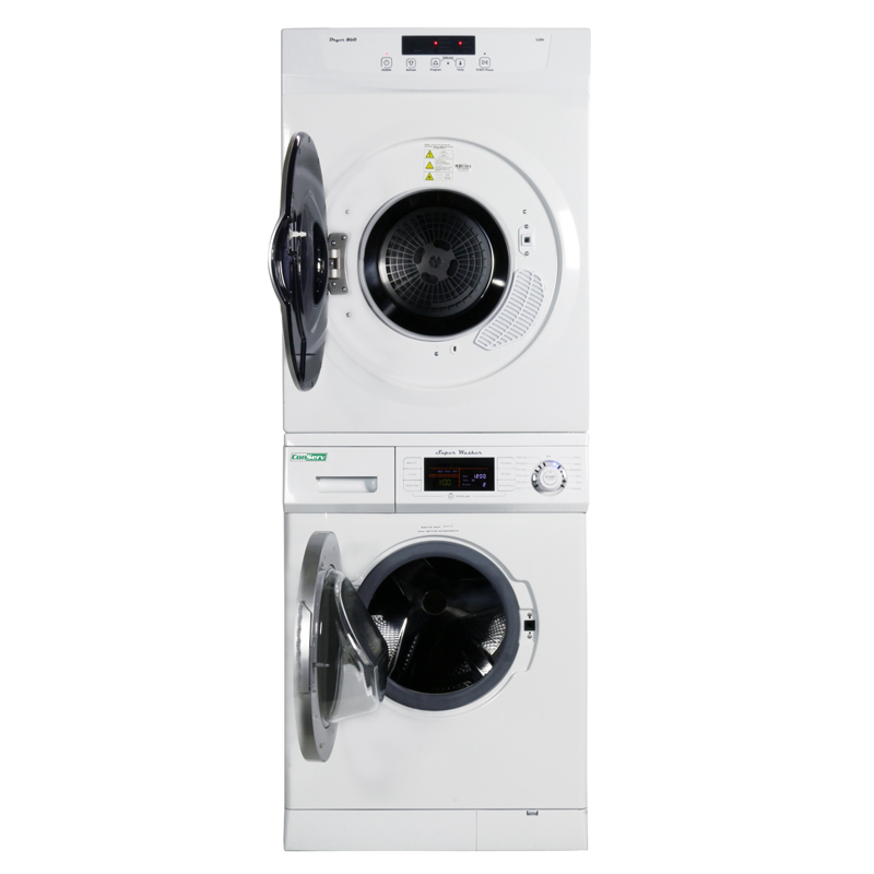 conserv Stackable Washer Dryer Set CW 824 & CD 860 V
