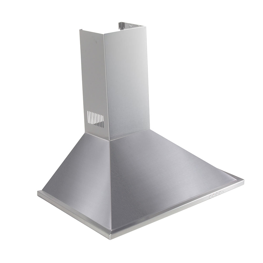 TR 30  Trapezoid design <br> Wall hood Stainless Steel