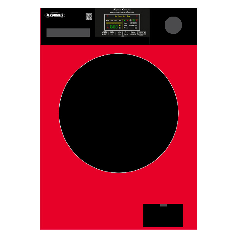 Super Combo Washer-Dryer <br> XL 18 lbs Fall RED /Black