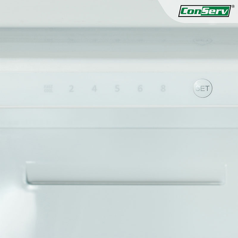 Conserv 24 inch Wide 10.8 cu.ft.Bottom Freezer Refrigerator Stainless
