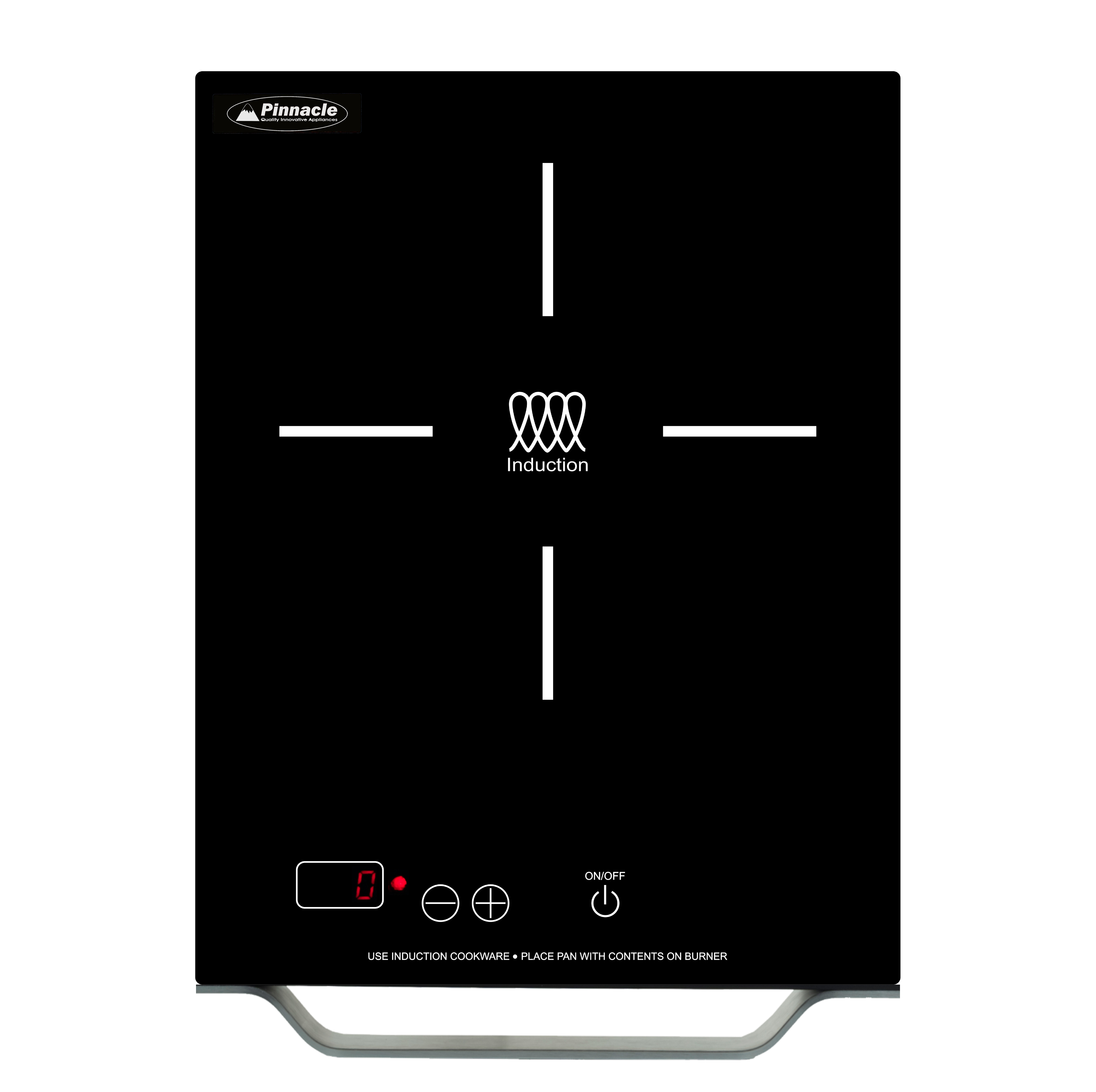 11 inch Portable, Single-Burner Induction Cooktop - with Handle (Black)