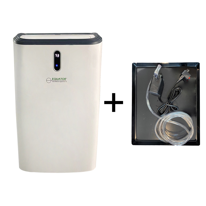  Portable Air Conditioner 12000 BTU Dual Hose with Remote Control + Drip Pan Kit