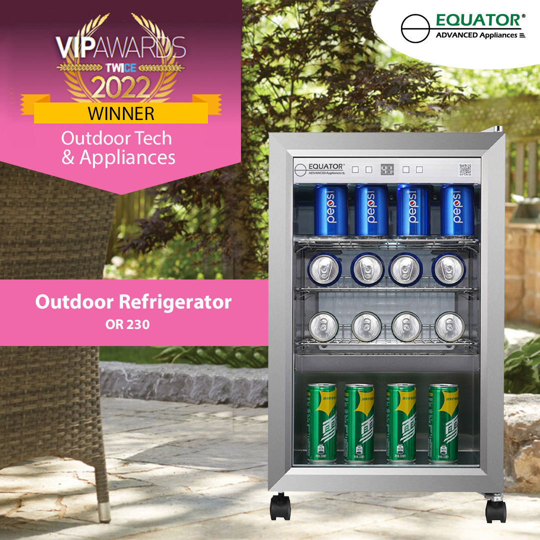 Equator Outdoor Refrigerator Announced As Winner Of 2022 TWICE Magazine VIP Award