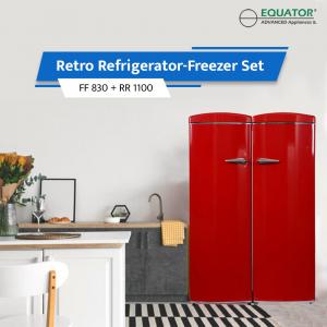 Equator Introduces High-End, Vintage Side-By-Side Freezer/Refrigerator Combo