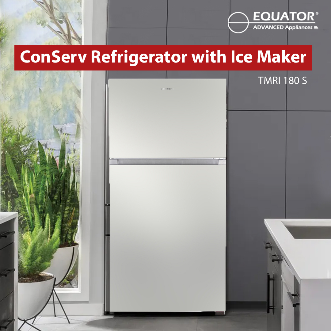Equator Announces Launch of ConServ Top Mount Refrigerator with Ice Maker