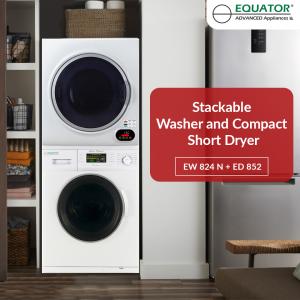 Equator Launches Two Best Selling Stackable Washer-Dryer Models Throughout Canada