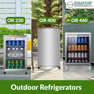 Equator Now Offers an Extensive Line of Outdoor Refrigerators