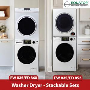 Equator Releases Multi Award-Winning Stackable Washer-Dryer Sets in Canada