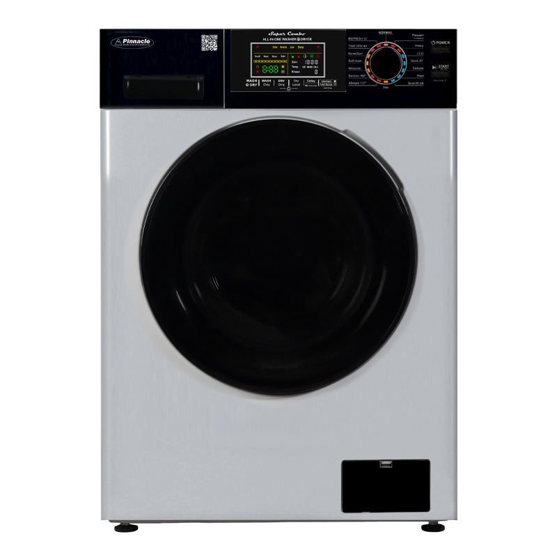 Super Combo Washer-Dryer <br> XL 18 lbs Silver