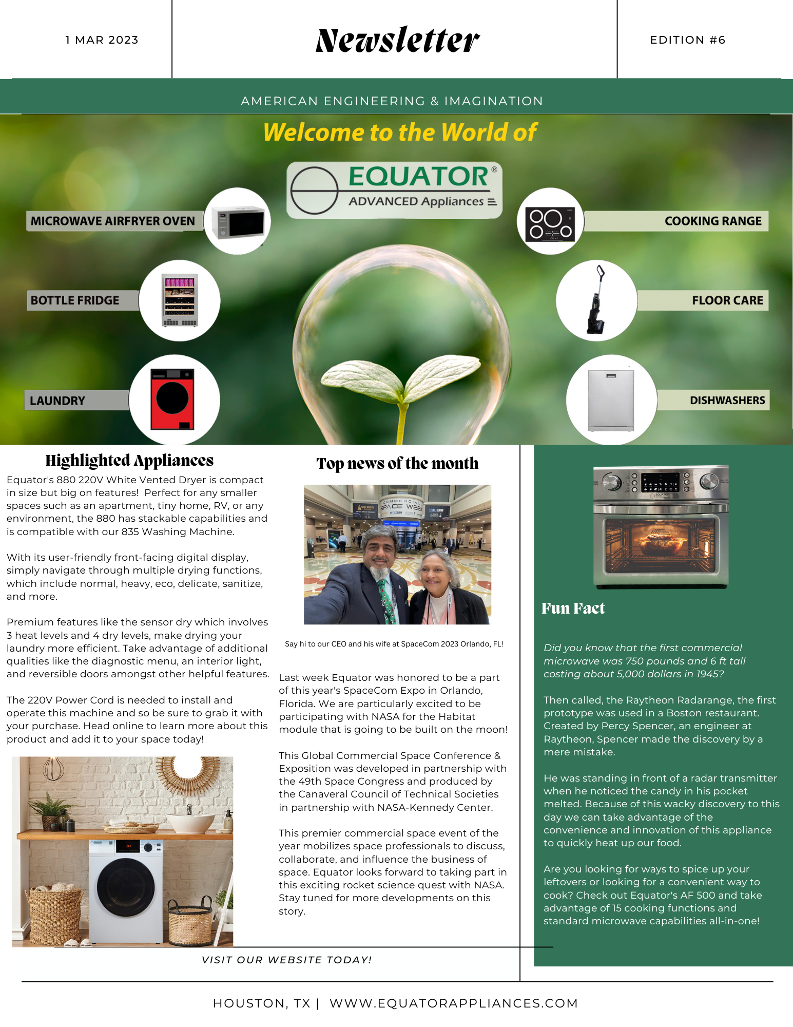 Equator Newsletter - March 2023