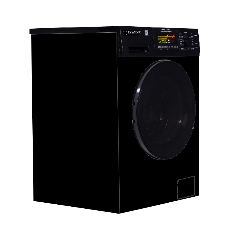 Equator 1.62 cu.ft./15 lbs All in One Combo Washer Dryer with Pet Cycle in Black