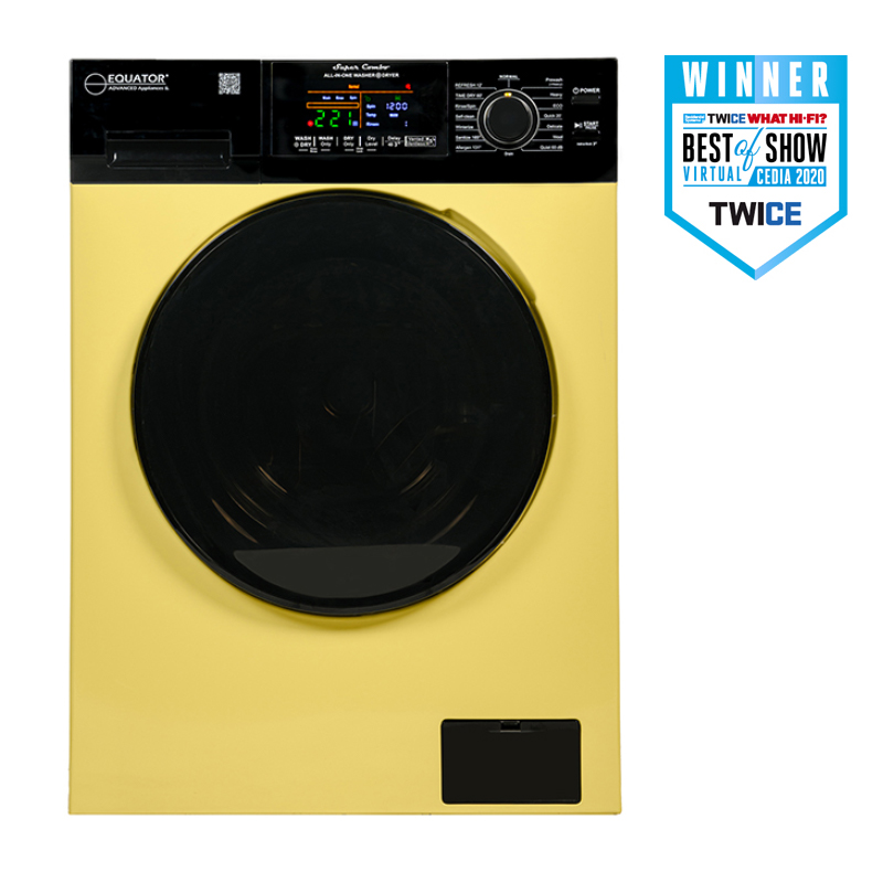 Version 3 Yellow  All-in-One Washer Dryer - Sanatize, Allergen, Winterize, Vented/Ventless Dry.