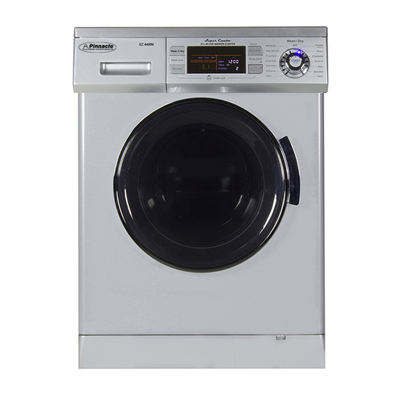 Super Combo Washer-Dryer <br> 13 lbs Silver