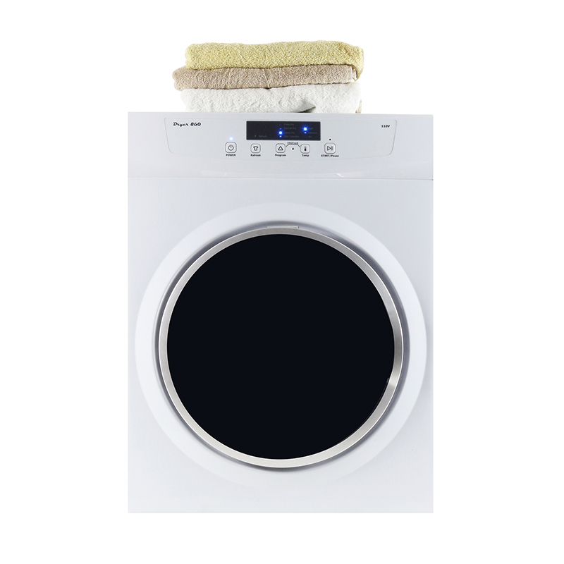 Equator 3.5 cu.ft White <br>Compact Short Dryer Venting Stackable