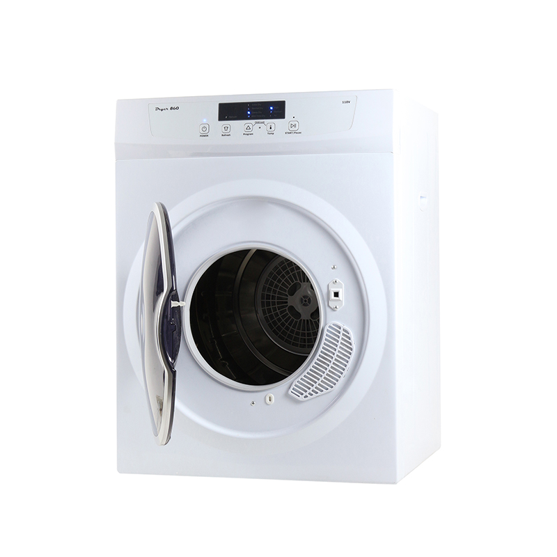 Equator 3.5 cu.ft White <br>Compact Short Dryer Venting Stackable