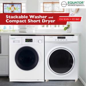 Equator Announces Launch of Super Washer + Compact Vented Dryer Stackable Set Across Canadian Market