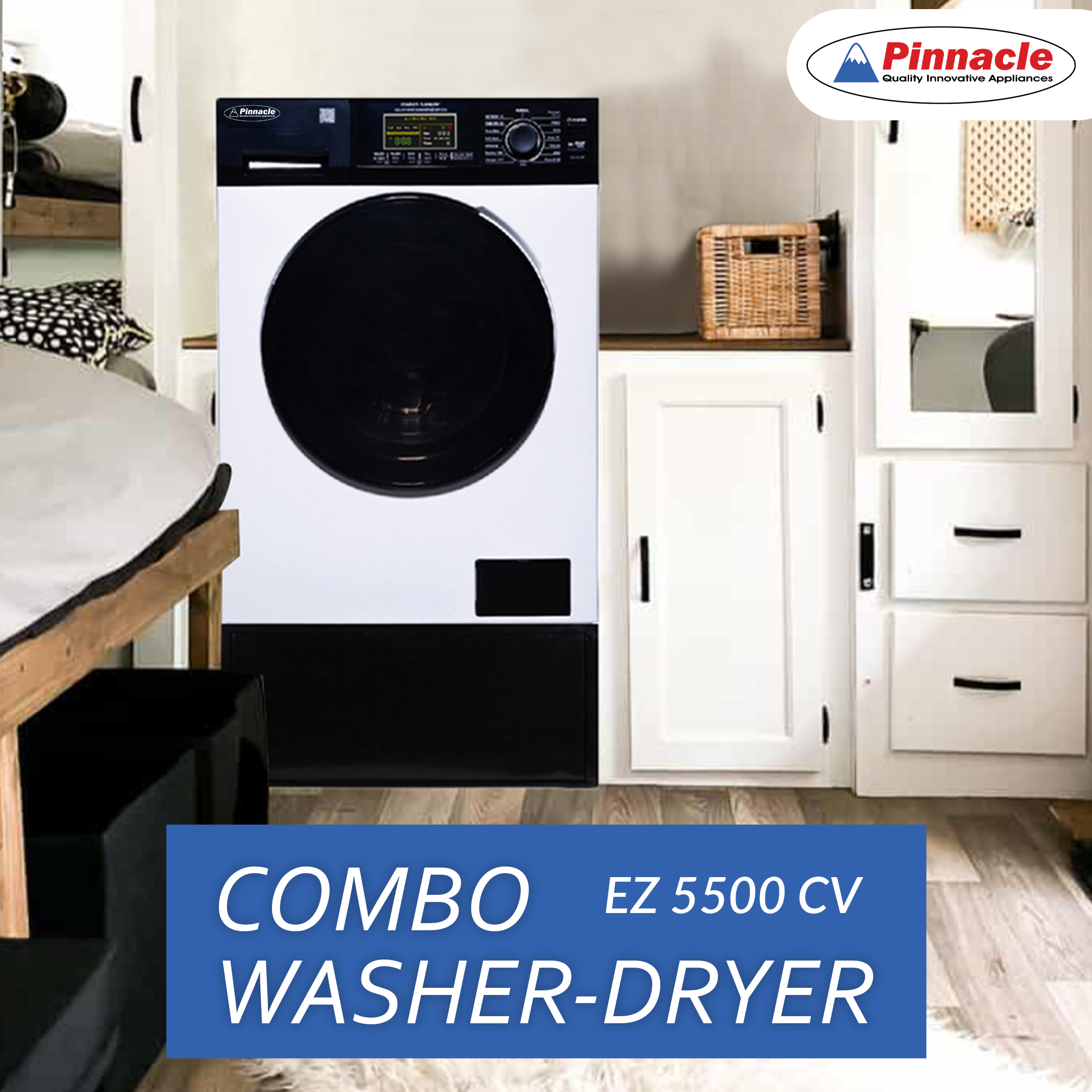 Pinnacle Combos Unveils Its New Super Combo Washer Dryer XL +  Laundry Pedestal with Drawer Bundle