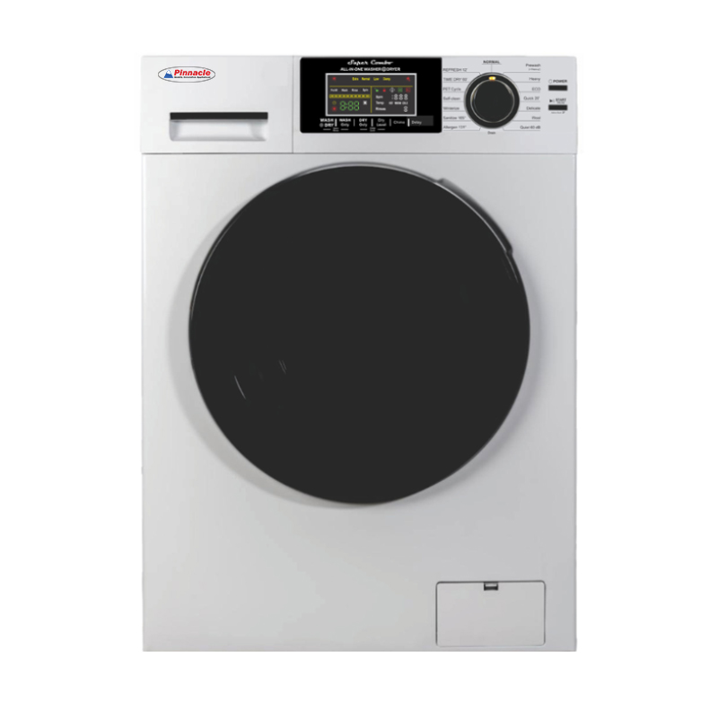 Pinnacle 1.62 cu.ft./15 lbs All in One Combo Washer Dryer with Pet Cycle in White