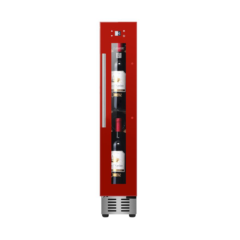 Equator 9 Bottles Wine Refrigerator 1-Zone Freestanding/Builtin 7 Color LED 110V Red