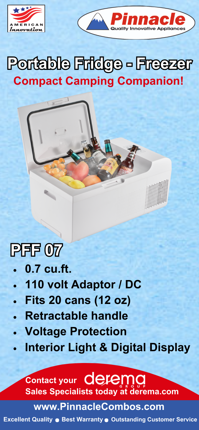 Portable Fridge-Freezer Perfect Camping Companion
