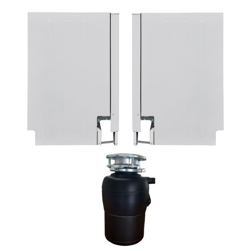 Equator 24 in Dishwasher 15 place QUIET 110V E-Star ADA+3/4 HP Garbage Disposer					