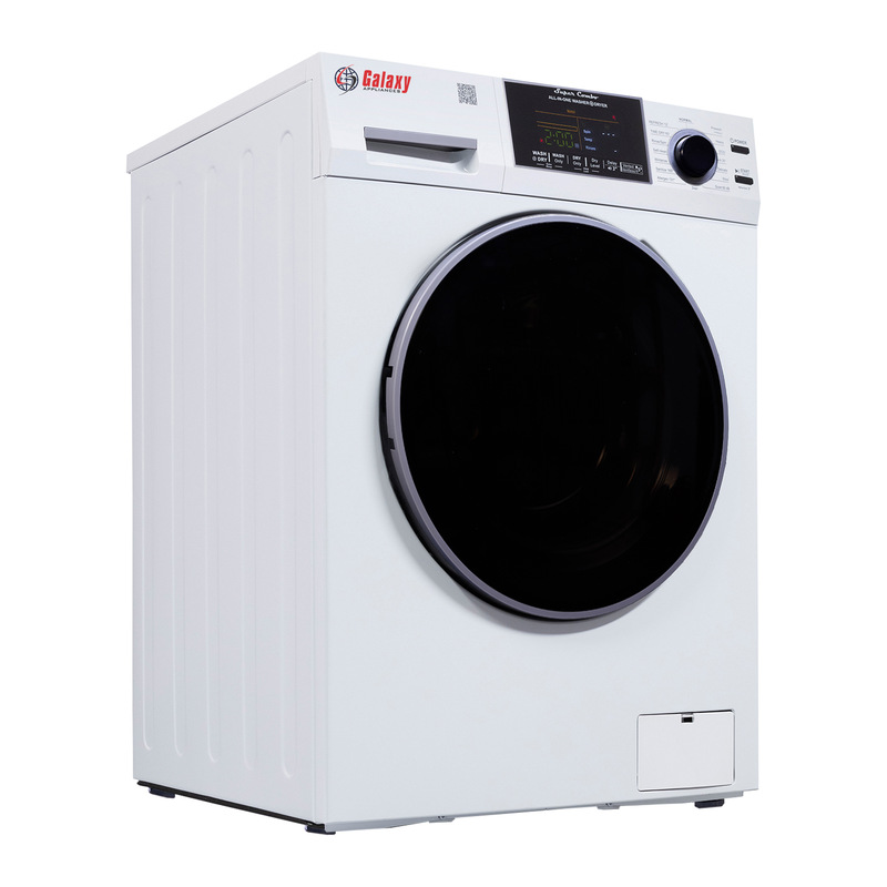 All-In-One CONVERTIBLE Washer-Dryer 18lb/1.9cf SANITIZE ALLERGEN Cycle 1400RPM in white