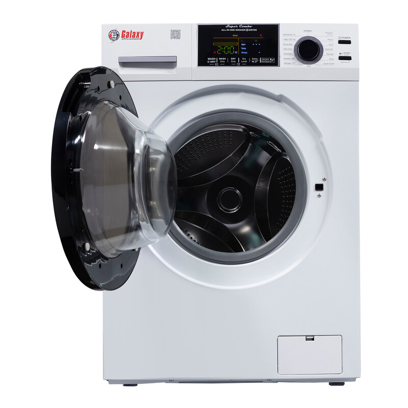 All-In-One CONVERTIBLE Washer-Dryer 18lb/1.9cf SANITIZE ALLERGEN Cycle 1400RPM in white