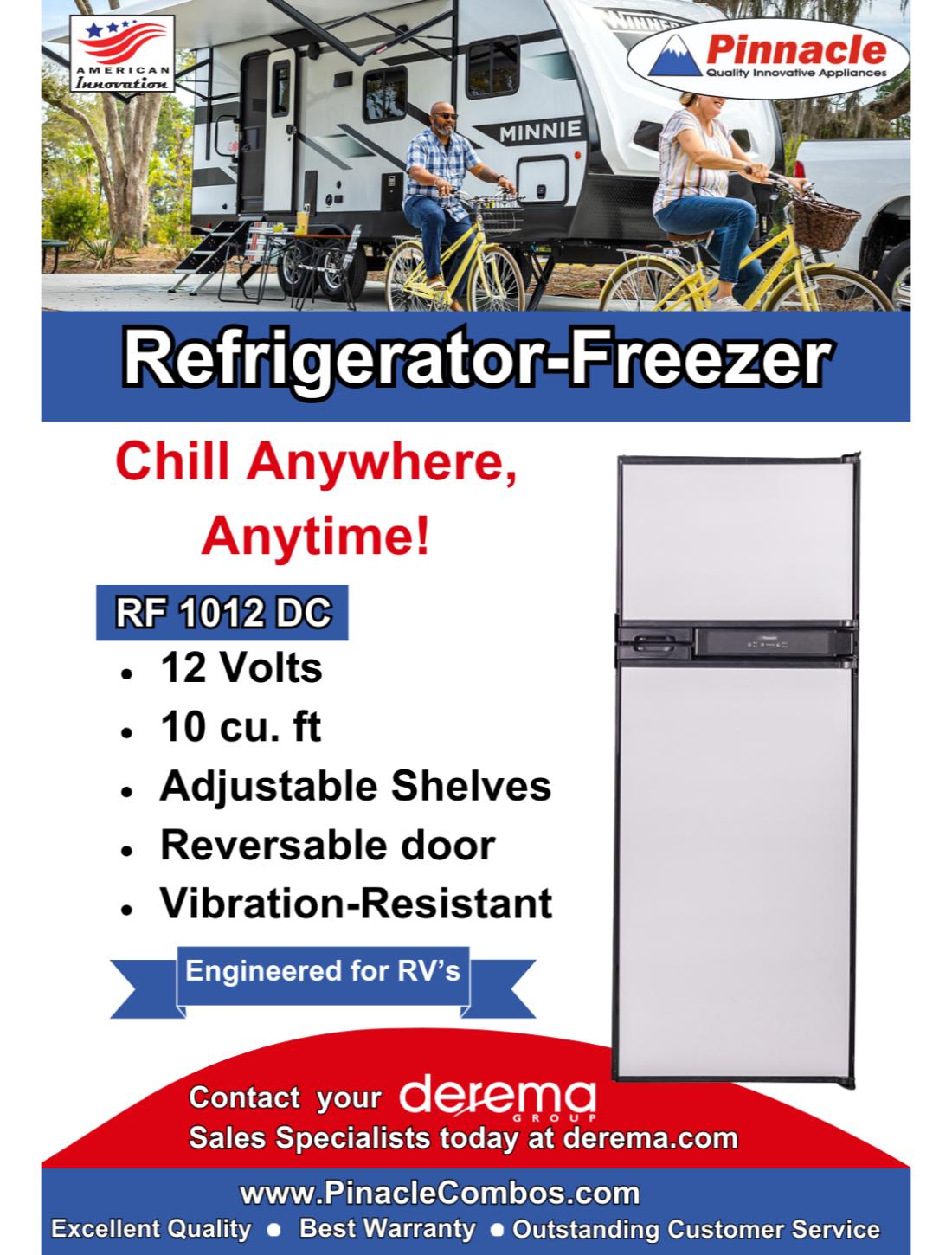 Refrigerator-Freezer Chill anytime anywhere