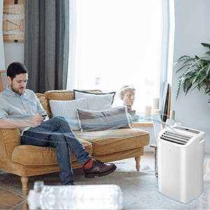 Equator 16000Btu PORTABLE AIR CONDITIONER Cool and Heat Indoor 700sf AutoSwing 110V