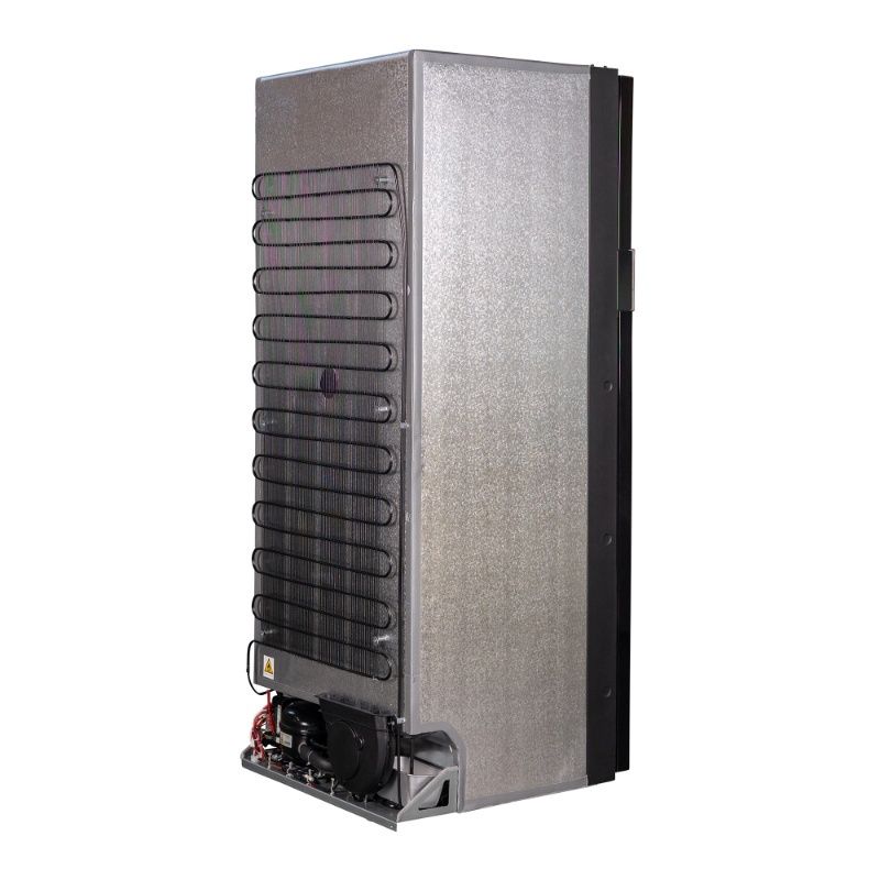 Conserv 12V/DC Refrigerator Freezer 10cf Stainless for RV BOAT OFF-GRID 2 Doors+ AC/ DC Adapter