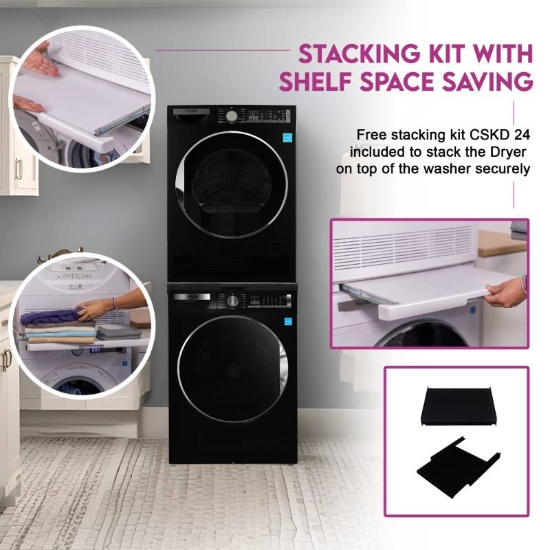 Conserv LUXE ENERGY STAR STACKABLE Washer 2.2 cf 110 V+ Condensing Dryer 4 Cf 220V 