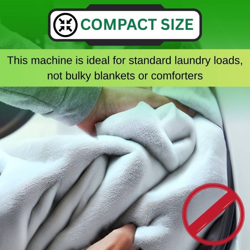 Equator 1.62 cu.ft./15 lbs All in One Combo Washer Dryer set with Pet Cycle in White appliances washer and dryer	machine