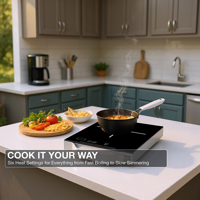 Equator 11inch Portable, Single-Burner Induction Cooktop - with Handle			