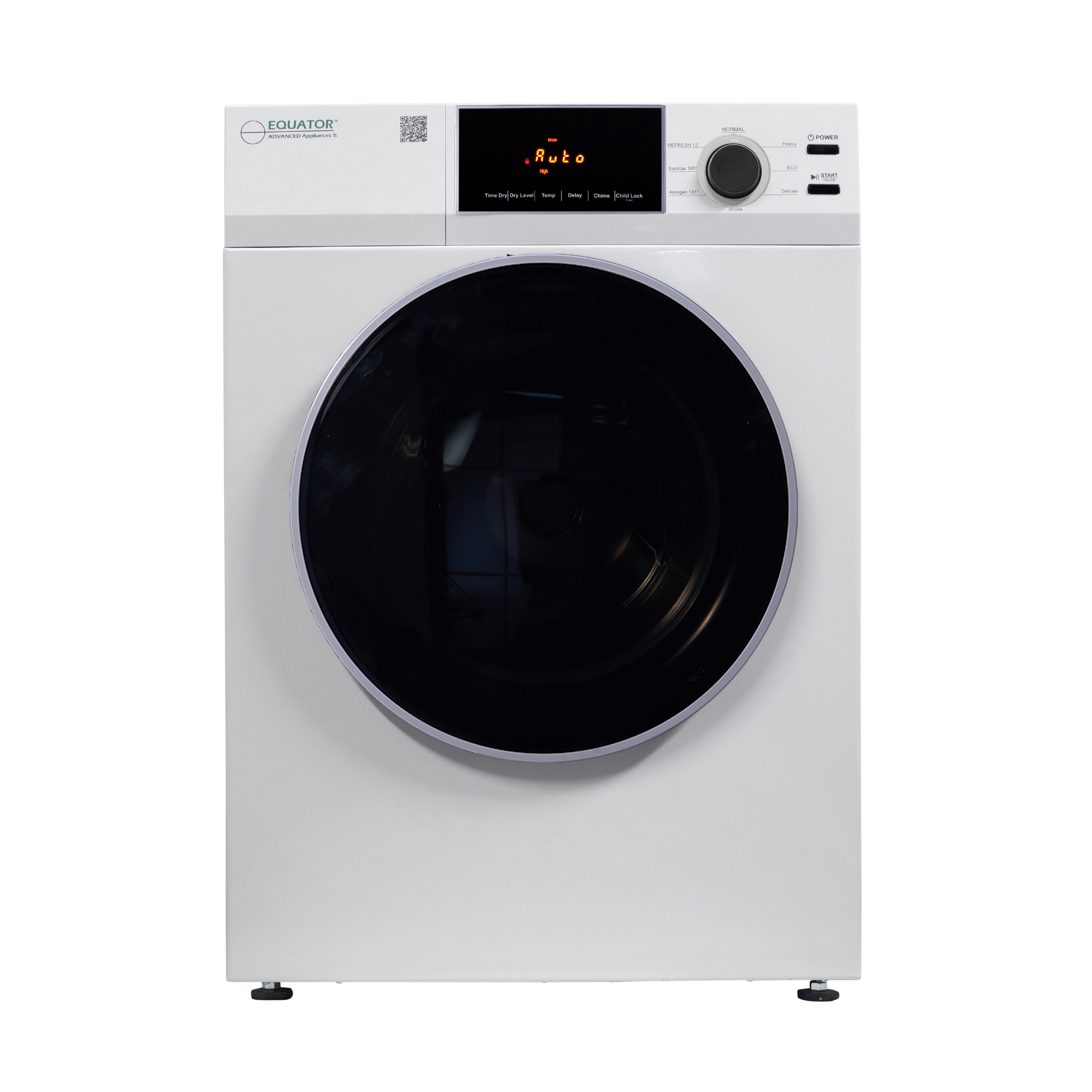 Deluxe 24 in 220V Vented SENSOR Dryer SANITIZE 4 cu.ft Touch Control DIGITAL