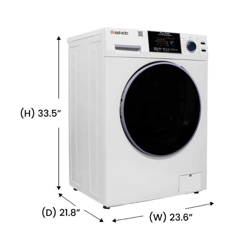 Sekido All-in-One Washer Dryer VENTED-DRY 30 FASTER than Condense 15lb 110V