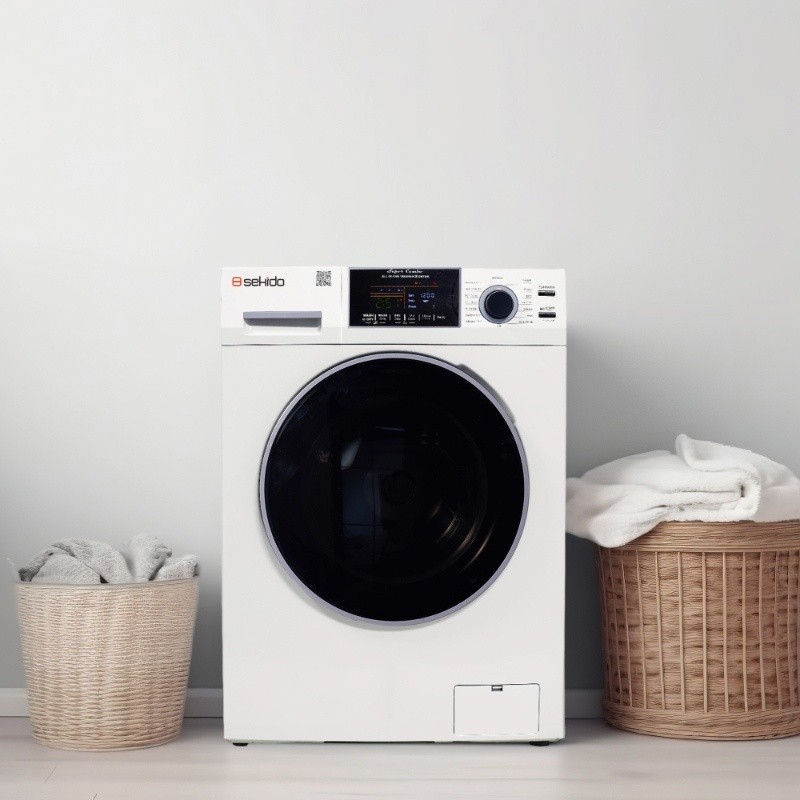 Sekido All-in-One Washer Dryer VENTED-DRY 30 FASTER than Condense 15lb 110V