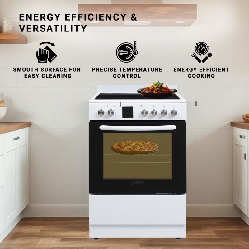 Equator 24” Freestanding Electric Cooking Range in Stainless with Convection Oven”