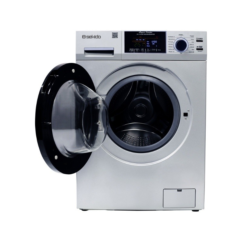 Sekido All-in-One Washer Dryer VENTED-DRY 30% FASTER than Condense 15lb 110V