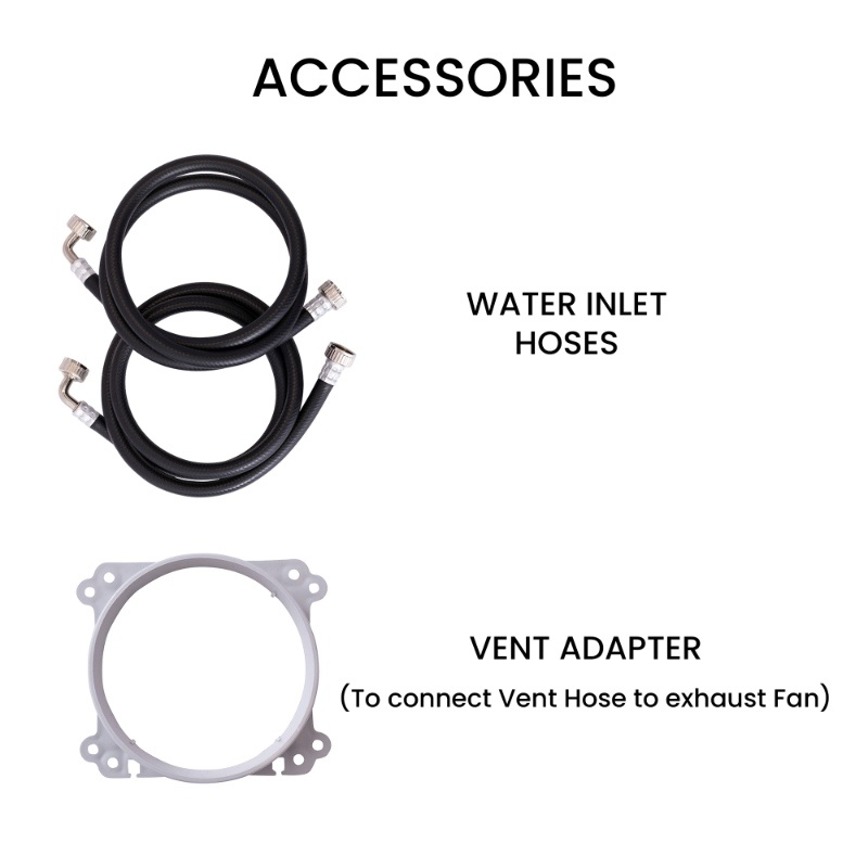 Sekido All-in-One Washer Dryer VENTED-DRY 30% FASTER than Condense 15lb 110V