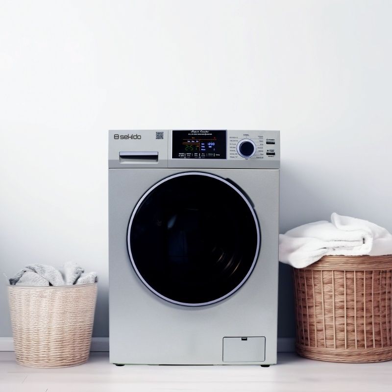 Sekido All-in-One Washer Dryer VENTED-DRY 30% FASTER than Condense 15lb 110V