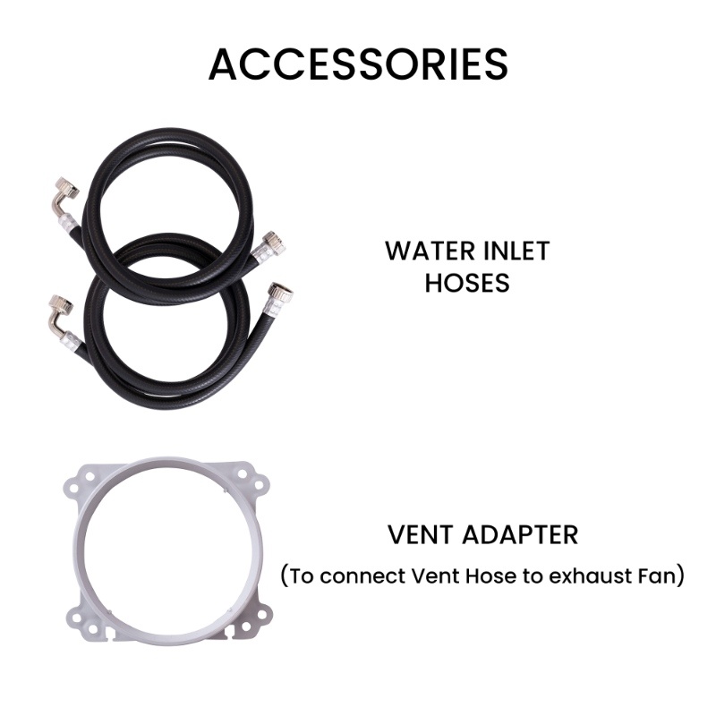 Sekido All-in-One Washer Dryer VENTLESS/VENTED PET cycle 1.62cf/15lbs 110V