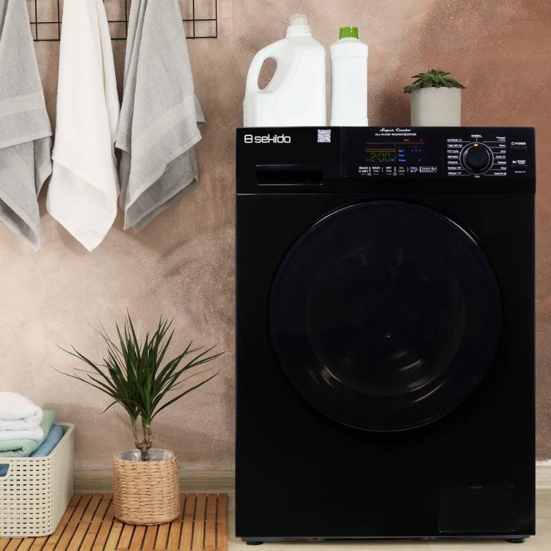 Sekido All-in-One Washer Dryer VENTLESS/VENTED PET cycle 1.62cf/15lbs 110V