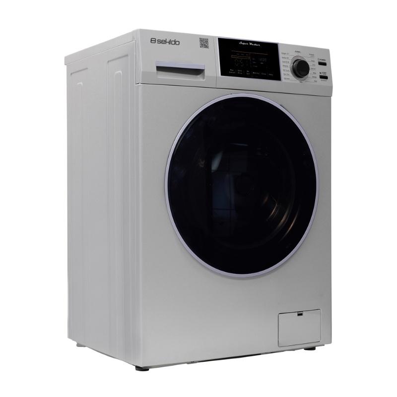 Sekido Compact Washer 1.6cf/15lbs Sani Allergen PET CYCLE 15 Programs 110V