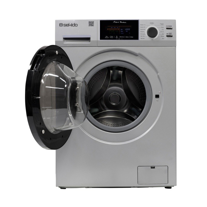 Sekido Compact Washer 1.6cf/15lbs Sani Allergen PET CYCLE 15 Programs 110V