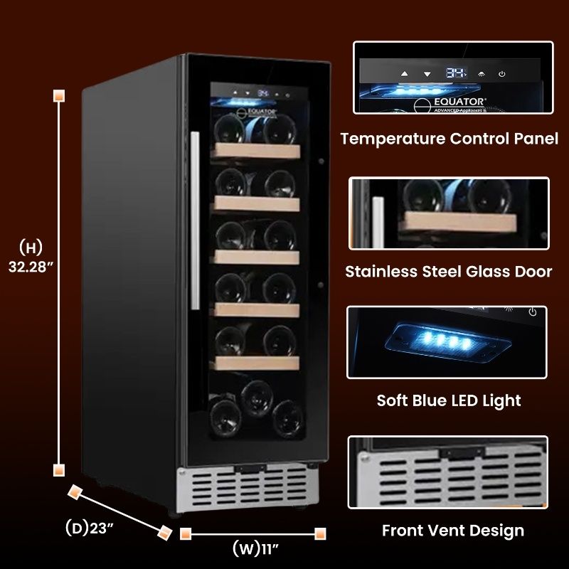 Equator Compact 18-Bottle Wine Refrigerator
