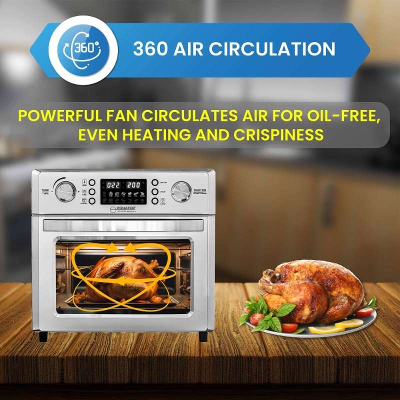Equator-AF-500-Air-Fryer-Convection-Oven-Pizza-Oven-Grill-and-Dehydrator