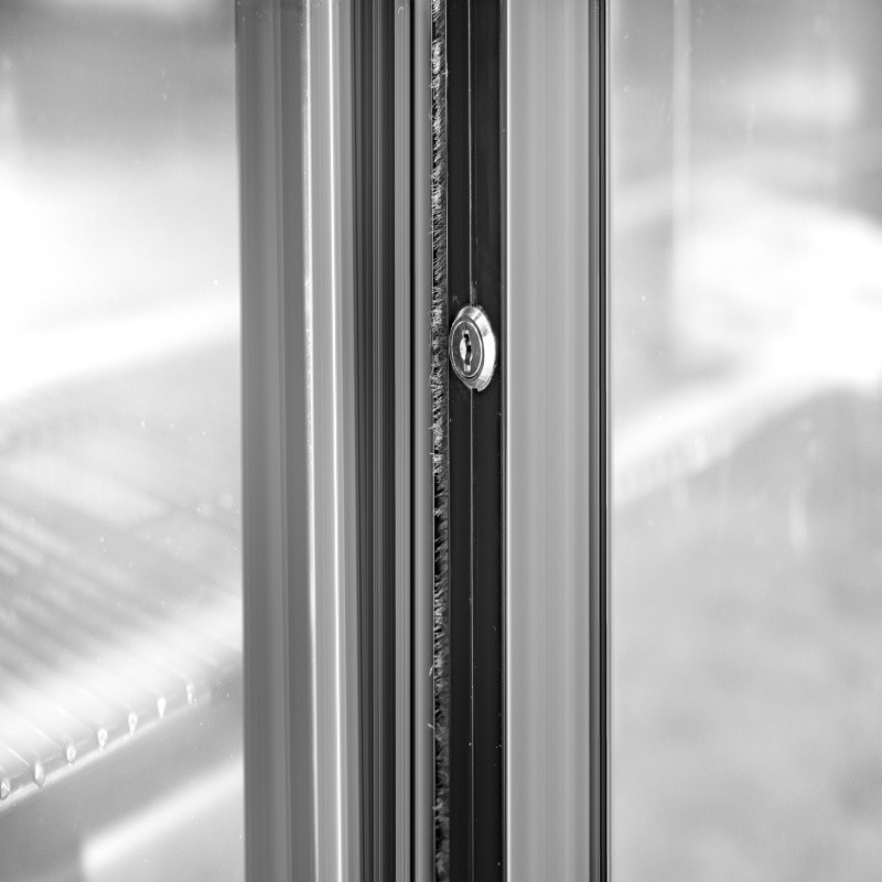 Equator-Vitlife Back Bar Cooler with 2 Sliding Glass Doors Under counter Beverage Refrigerator with LED,7.5 Cu.Ft.?Counter Height Commercial Bar Fridge for Beer, Wine, Soda in Bar, Restaurant, Home