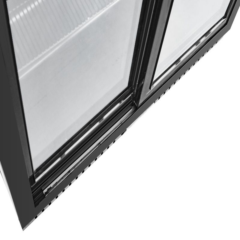 Equator-Vitlife Back Bar Cooler with 2 Sliding Glass Doors Under counter Beverage Refrigerator with LED,7.5 Cu.Ft.?Counter Height Commercial Bar Fridge for Beer, Wine, Soda in Bar, Restaurant, Home