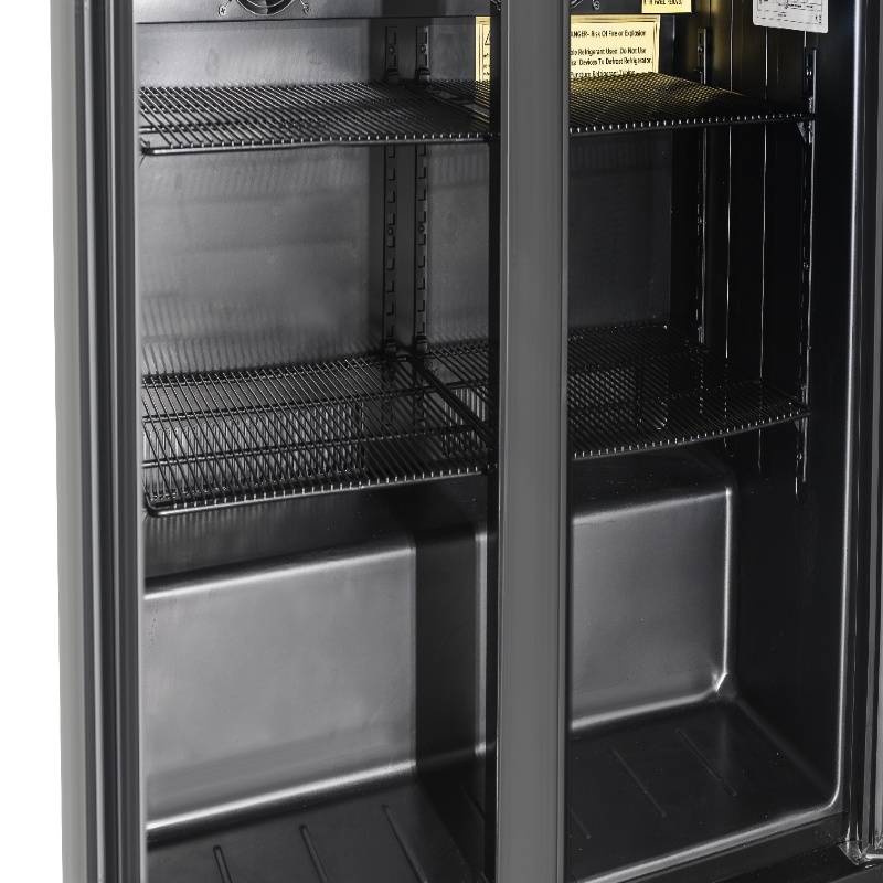 Equator-Vitlife Back Bar Cooler with 3 Glass Doors Under counter Beverage Refrigerator with LED,11.6 Cu.Ft. Counter Height Commercial Bar Fridge for Beer, Wine, Soda in Bar, Restaurant, Home